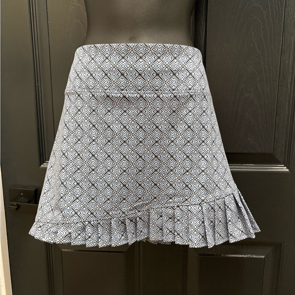 Sigrid Olsen Blue & White Patterned Tennis & Golf Skort 🎾